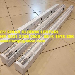 Kap Lampu TL Kerangka Tutup Pelindung Besi + Lampu TL LED 16 watt Philips Kap Lampu TL Kerangka Tutup Pelindung Besi + Lampu TL LED 16 watt Philips